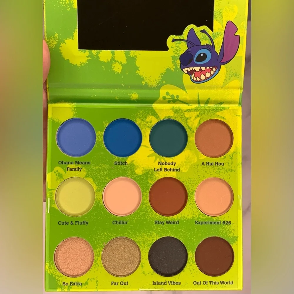 Disney Stitch 12 Color Eyeshadow Palette- NWT